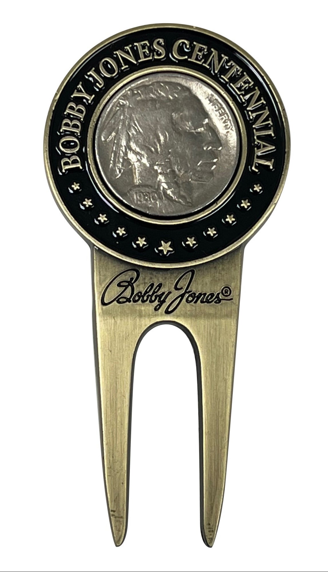 *1930 Bobby Jones Centennial Divot Repair Tool & Coin Ball Marker Package