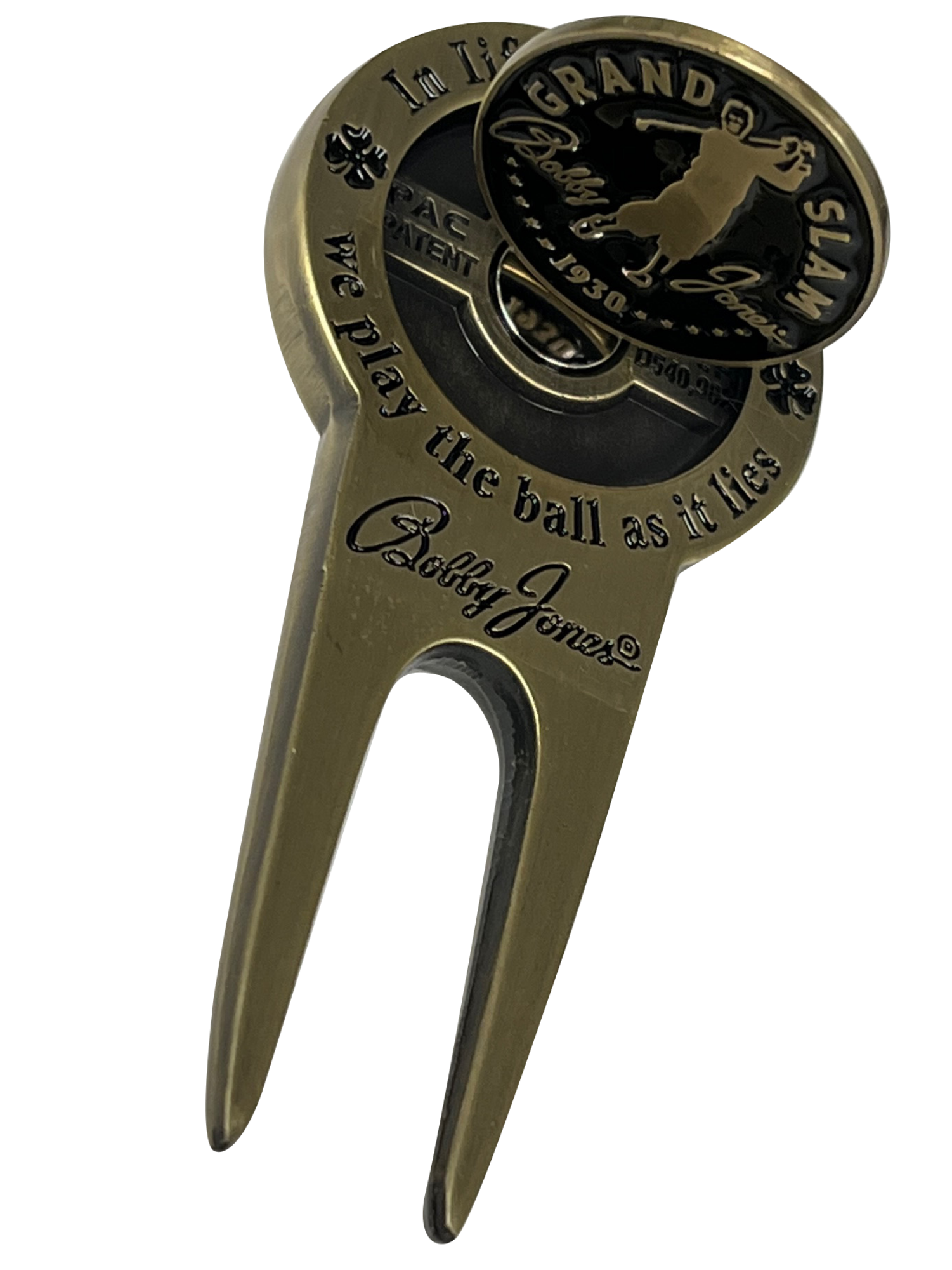 1930 Bobby Jones Centennial Divot Repair Tool & Ball Marker