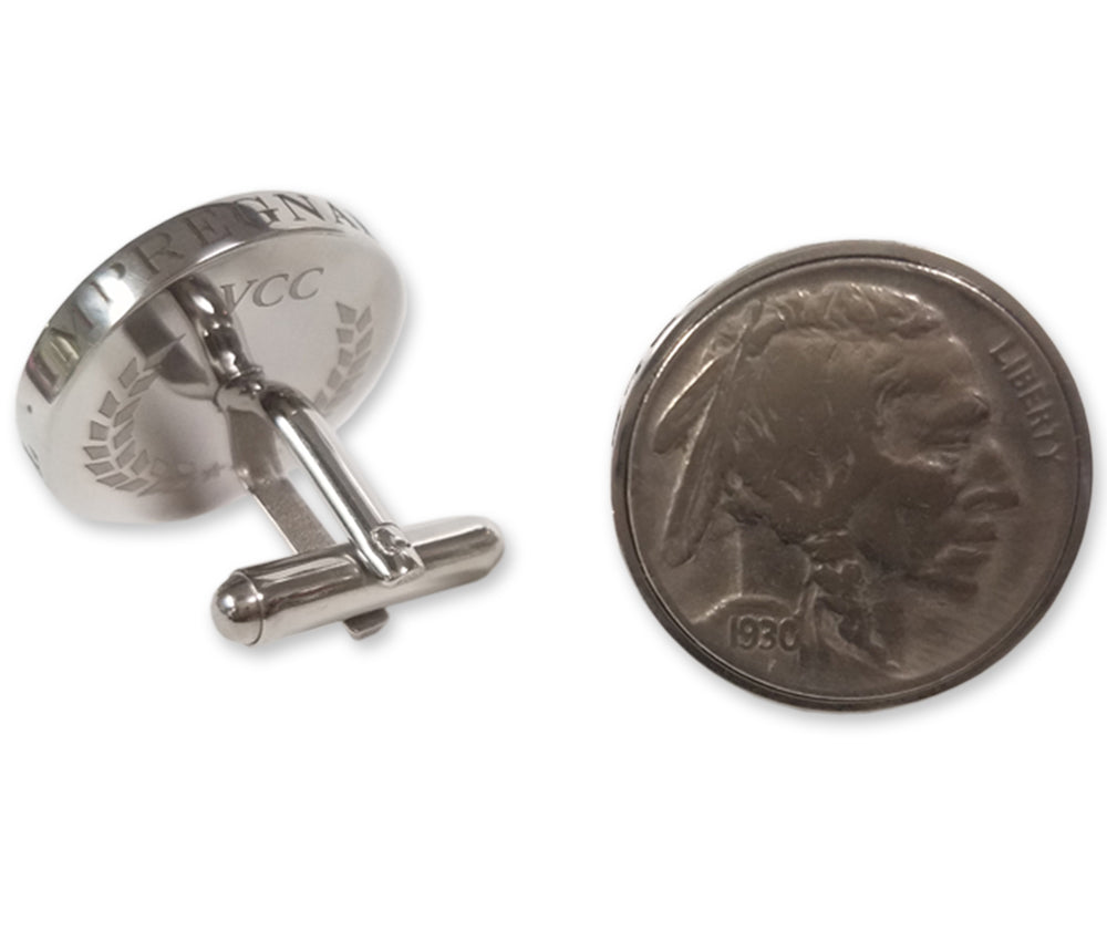 *1930 Bobby Jones Cufflinks with Real 1930 Buffalo Nickels