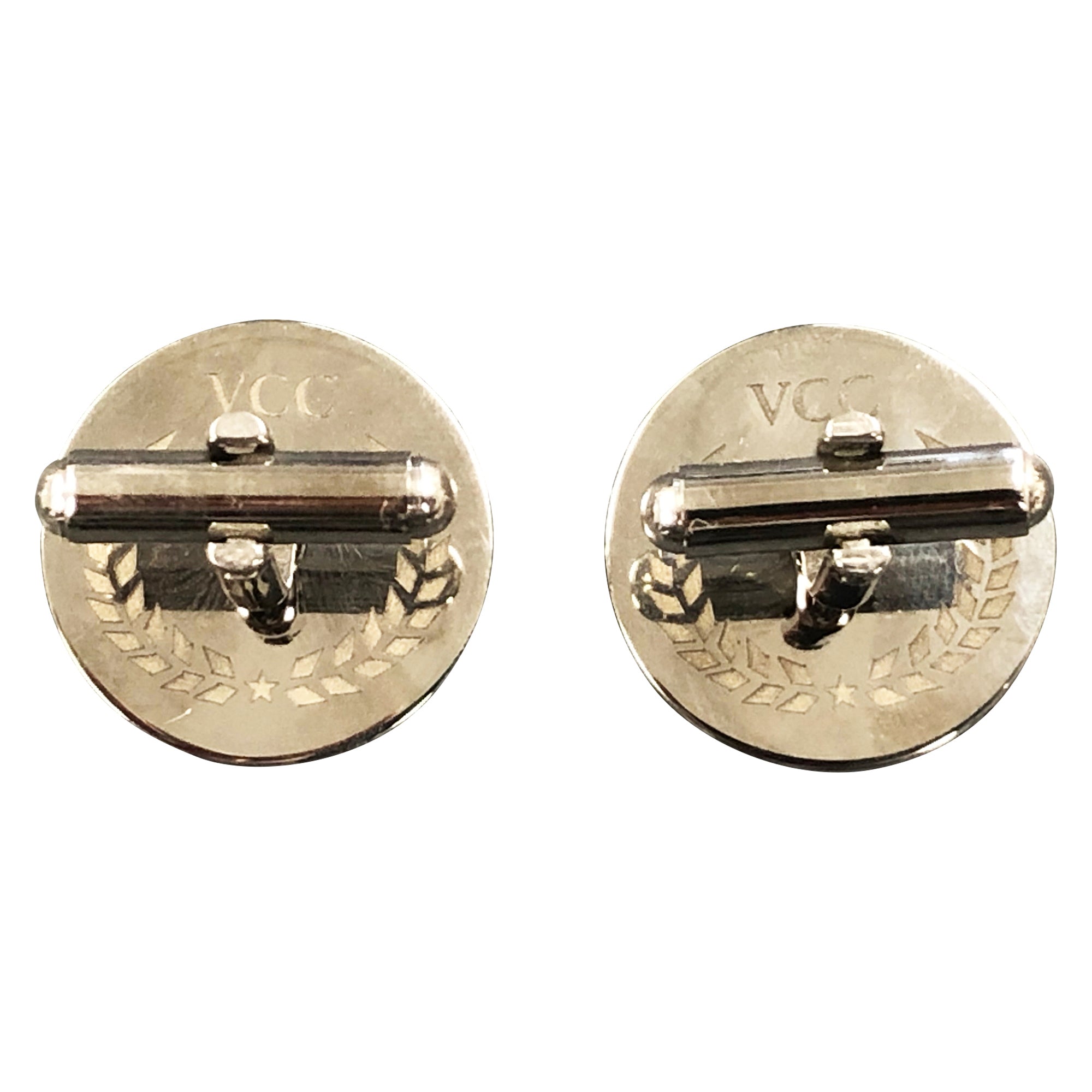 Enameled Indian Head Penny Cufflinks with Real U.S. Indian Pennies