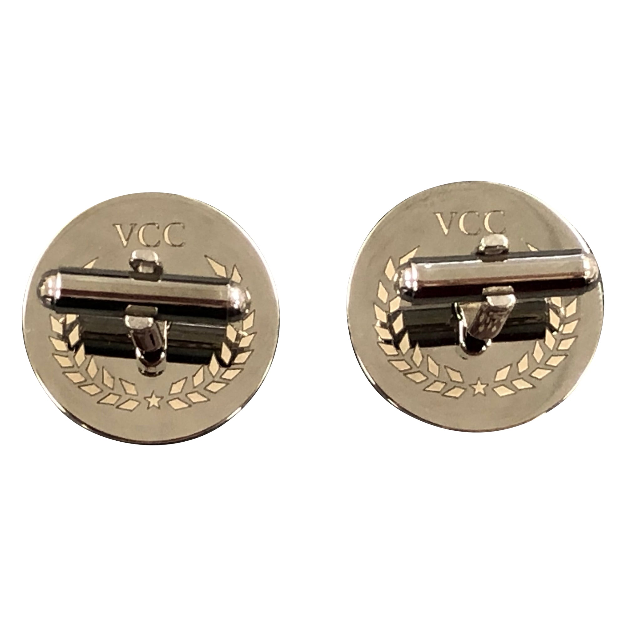 Stainless Steel Cufflinks with Irish Sixpence Coins