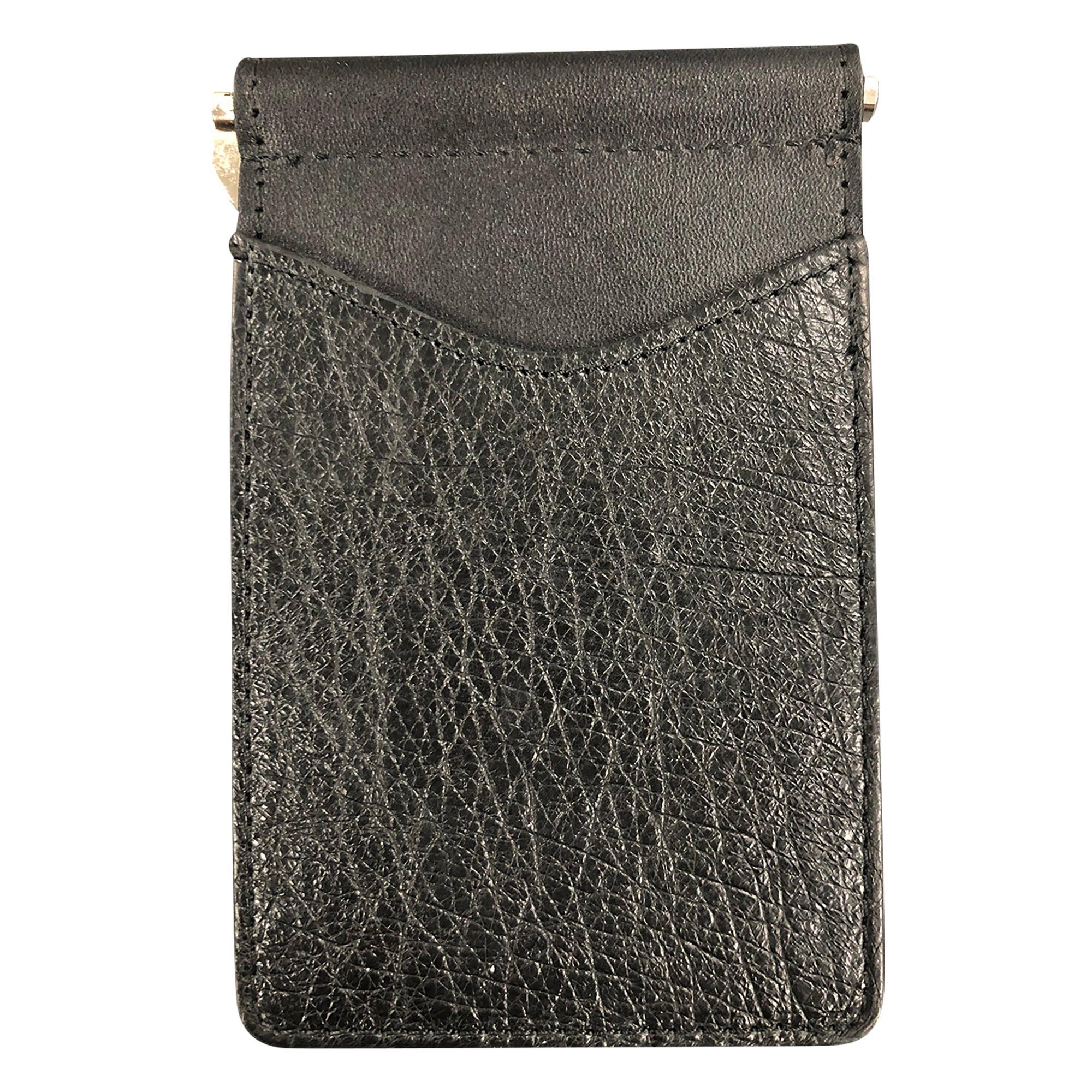 Ostrich Wallet with a Real Hand Enameled U.S. Buffalo Nickel