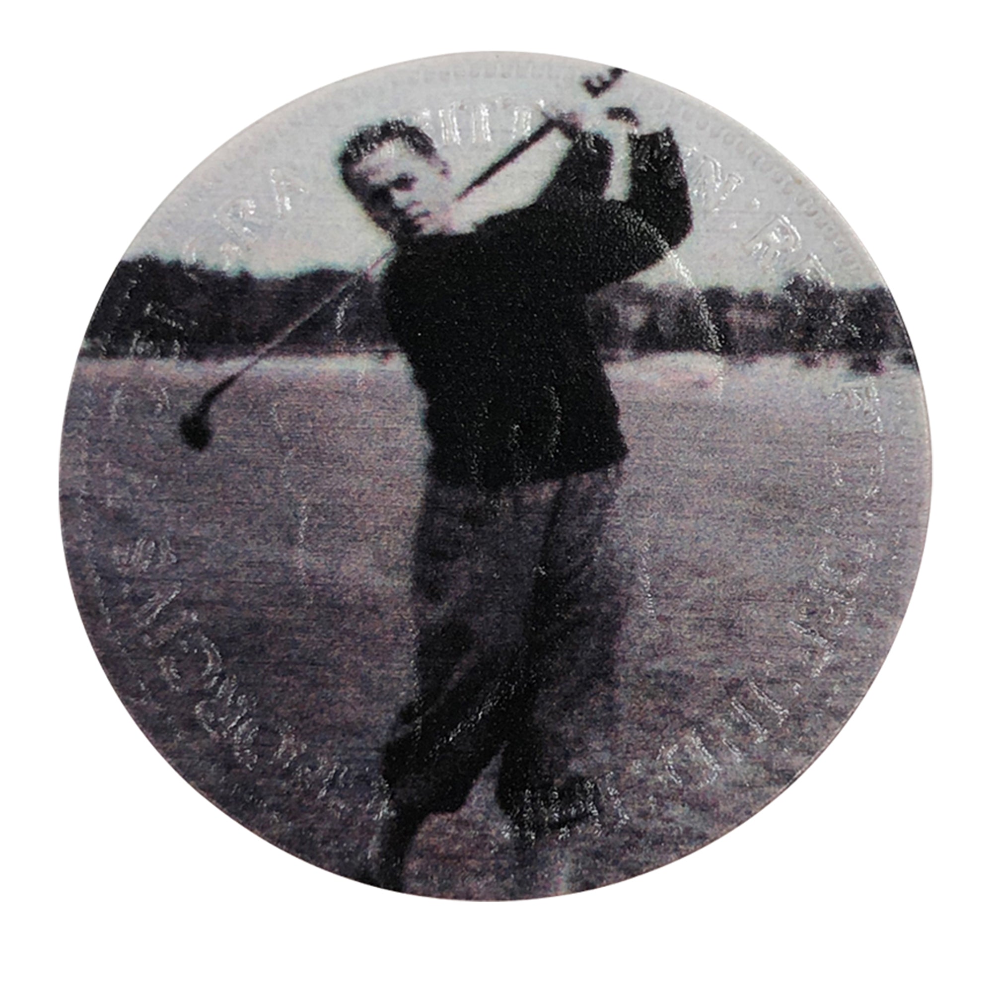 *Bobby Jones 1930 Commemorative Printed Ball Marker with a Real 1930 British Penny