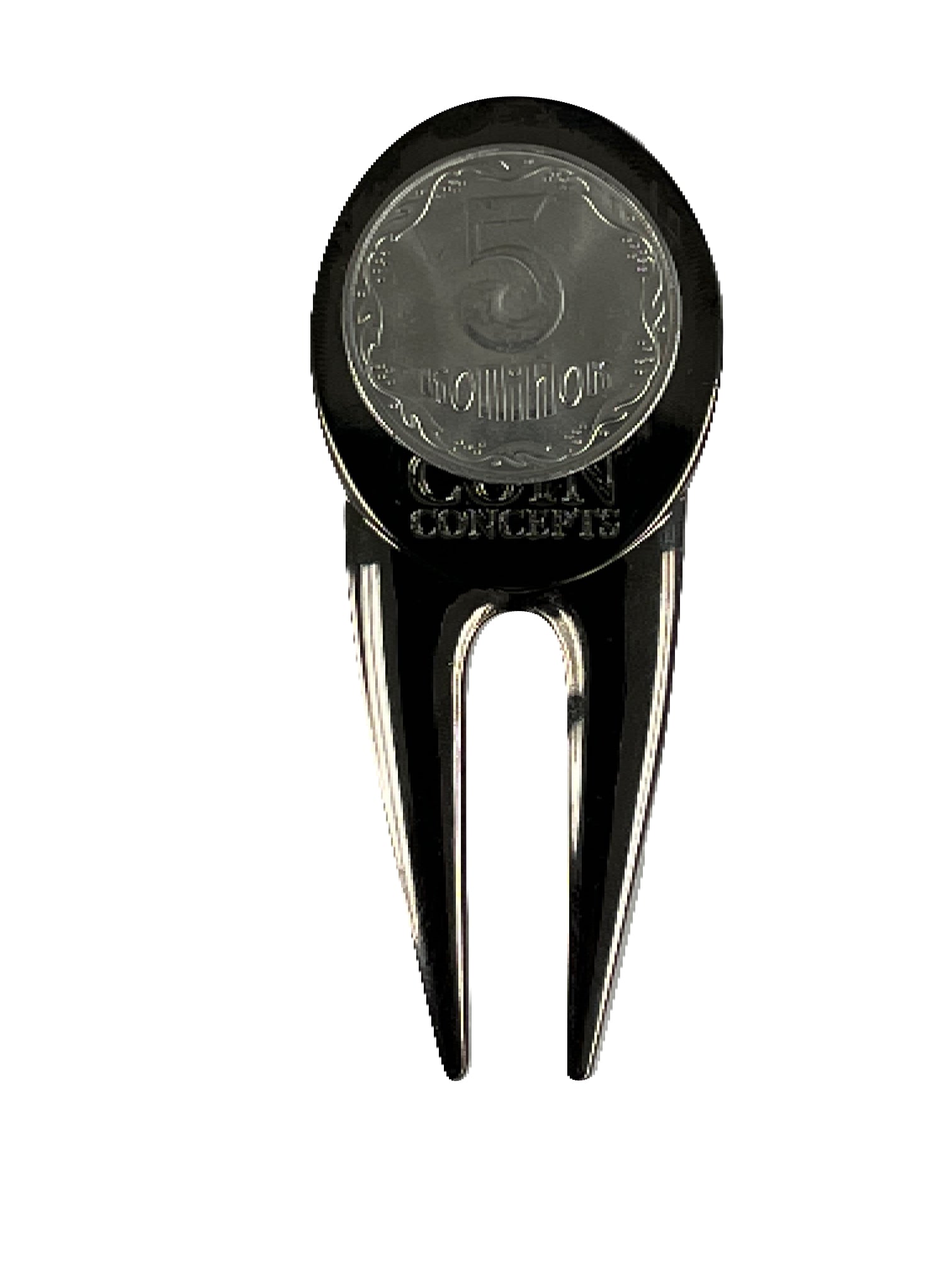 Ukrainian Divot Repair Tool & Ball Marker with Real Ukrainian Kopiyka