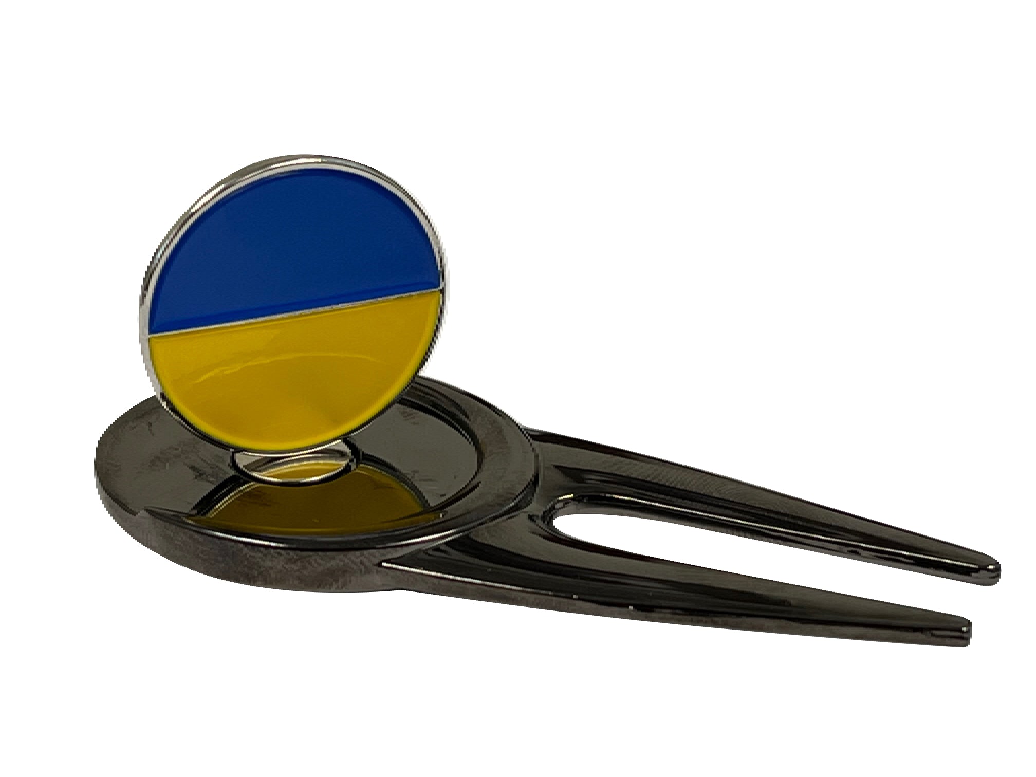 Ukrainian Divot Repair Tool & Ball Marker with Real Ukrainian Kopiyka