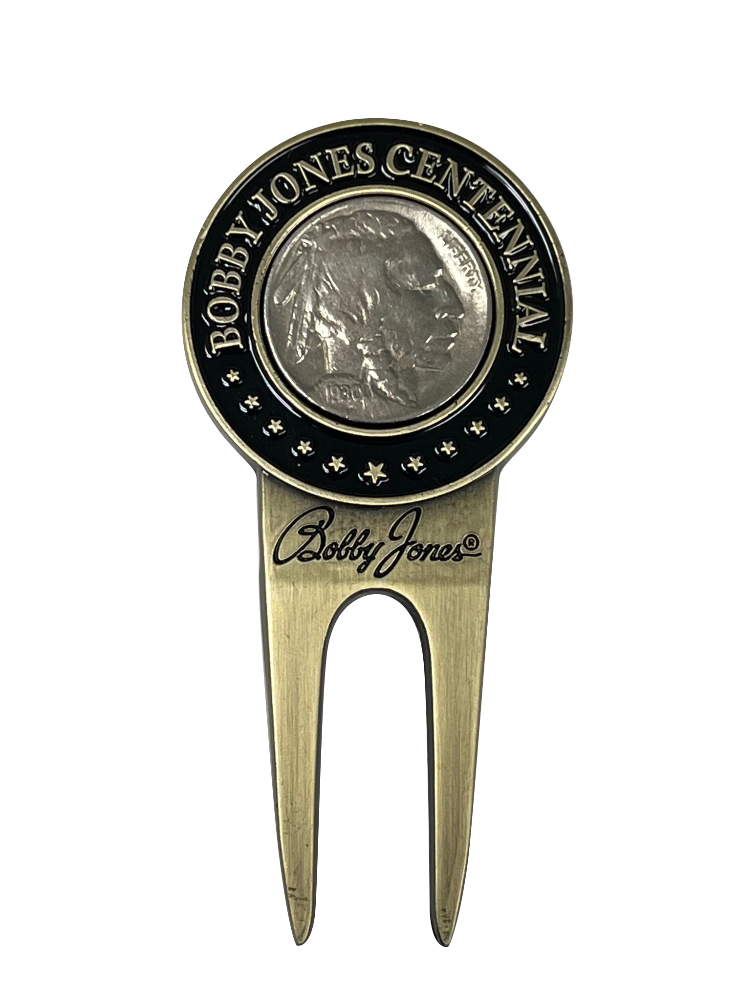 1930 Bobby Jones Centennial Divot Repair Tool & Ball Marker