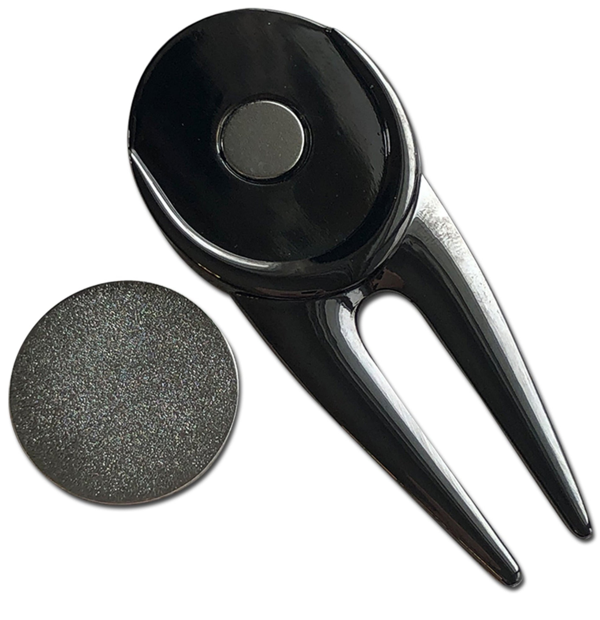 British Divot Repair Tool & Ball Marker with a Real British Loch Ness Pence Coin