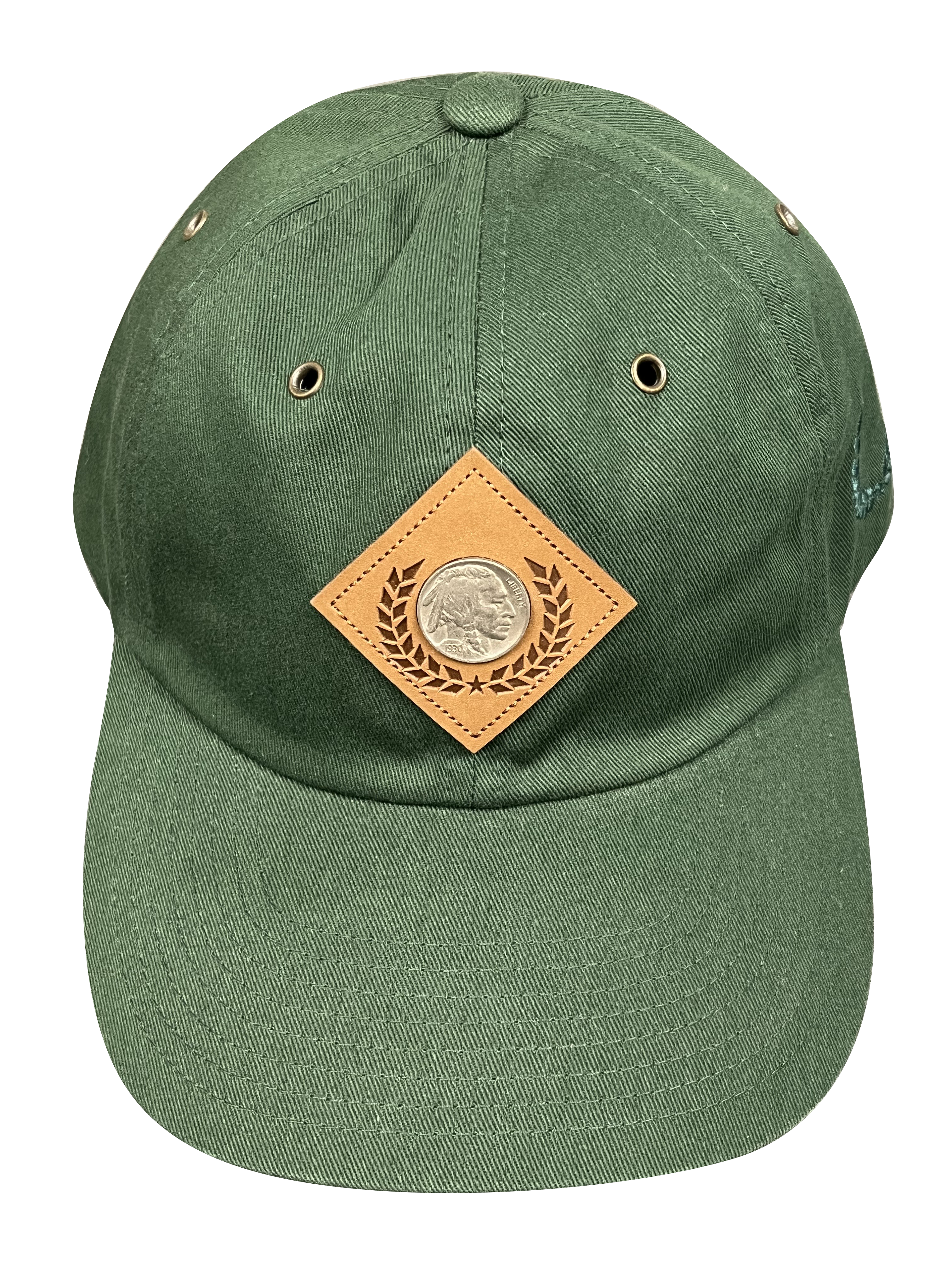 *1930 Bobby Jones Cap with Real U.S. 1930 Buffalo Nickel