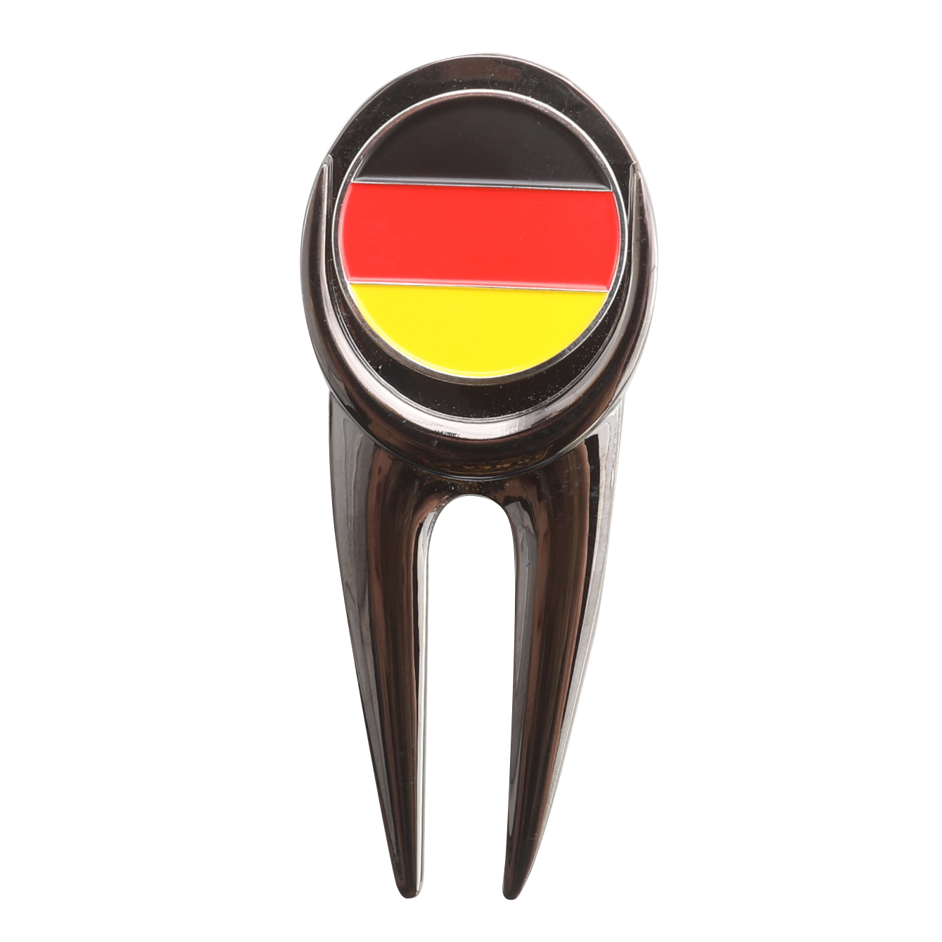 German Divot Repair Tool & Ball Marker with a Real German Pfennig Coin