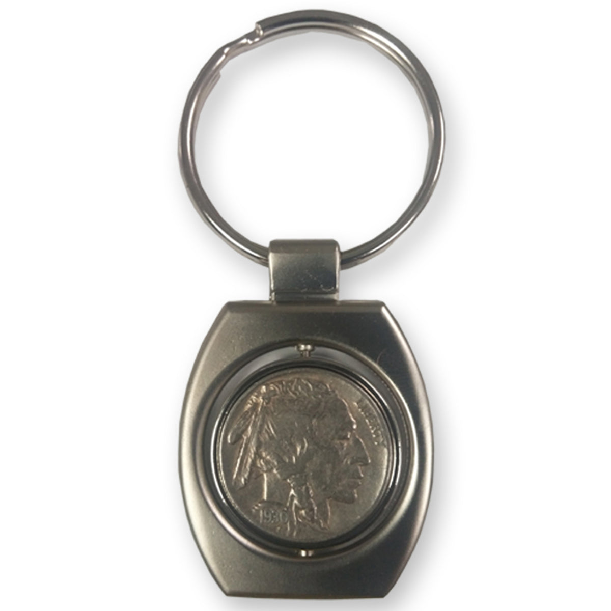 * 1930 Bobby Jones Key Chain with Real 1930 Buffalo Nickel