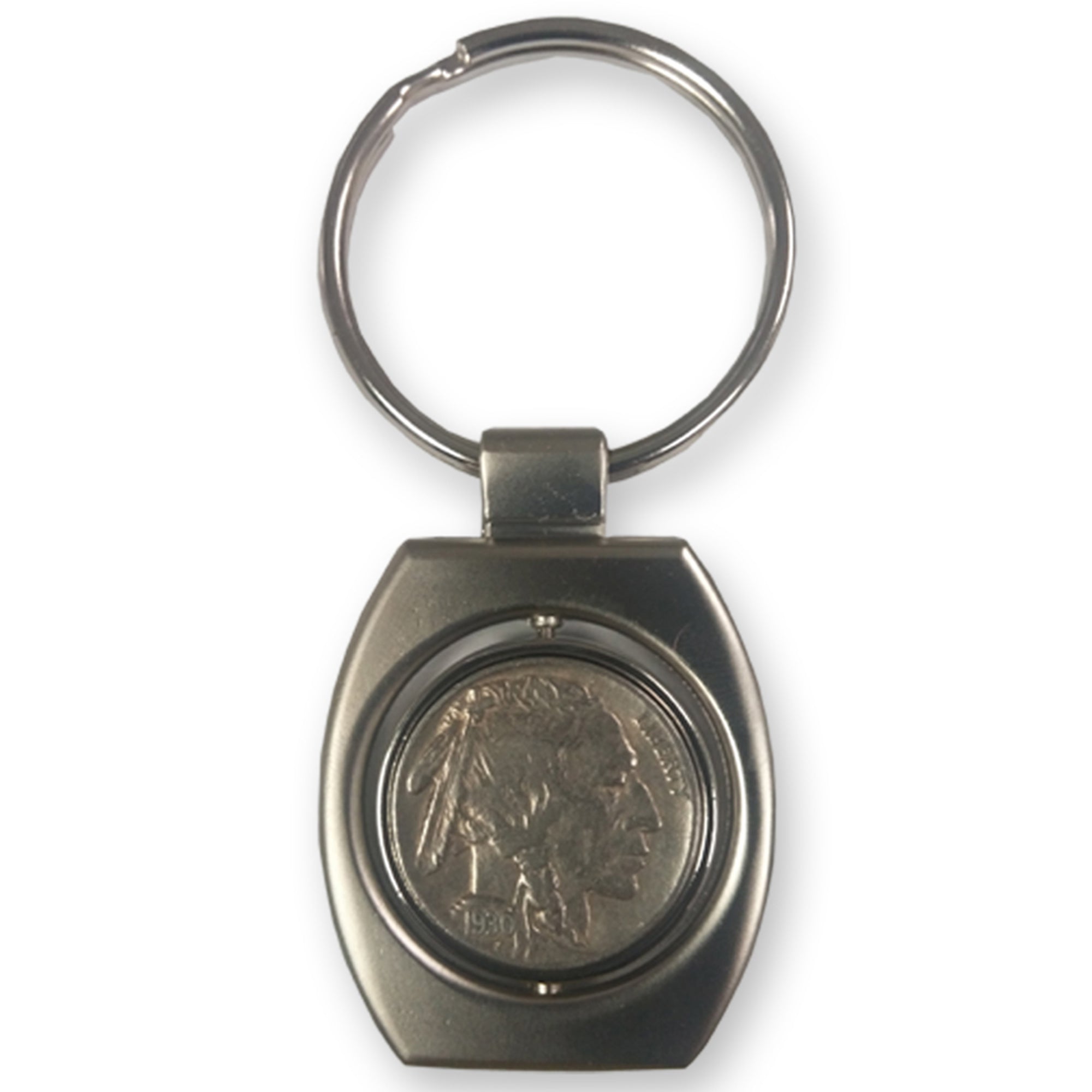 * 1930 Bobby Jones Key Chain with Real 1930 Buffalo Nickel