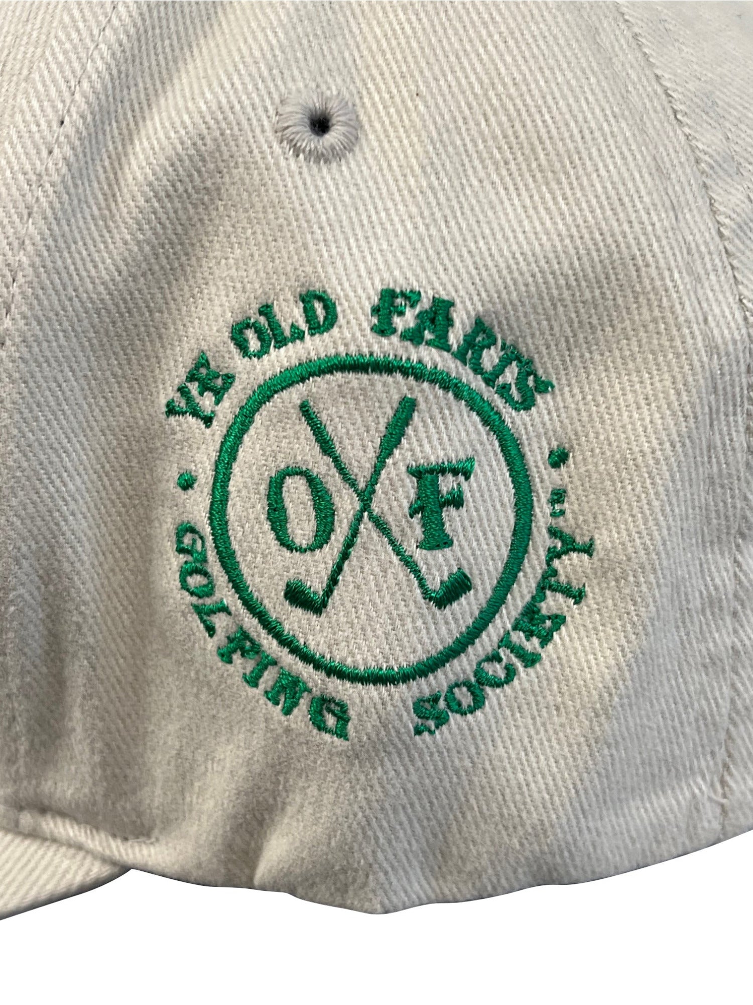 Ye Old Farts Golfing Society Cap Featuring Commemorative Nickel